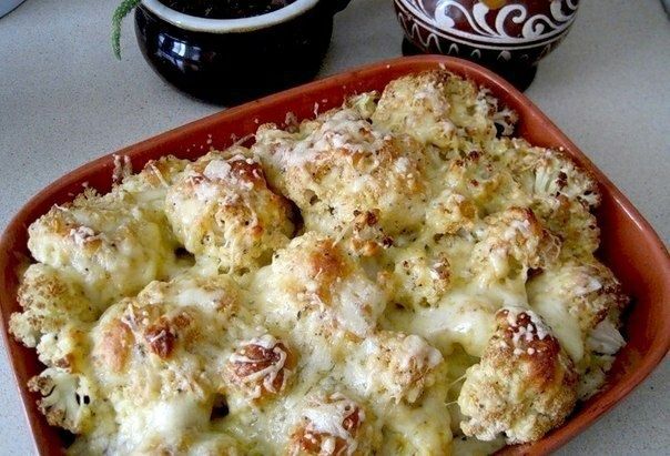 Cauliflower Baked with Cheese!